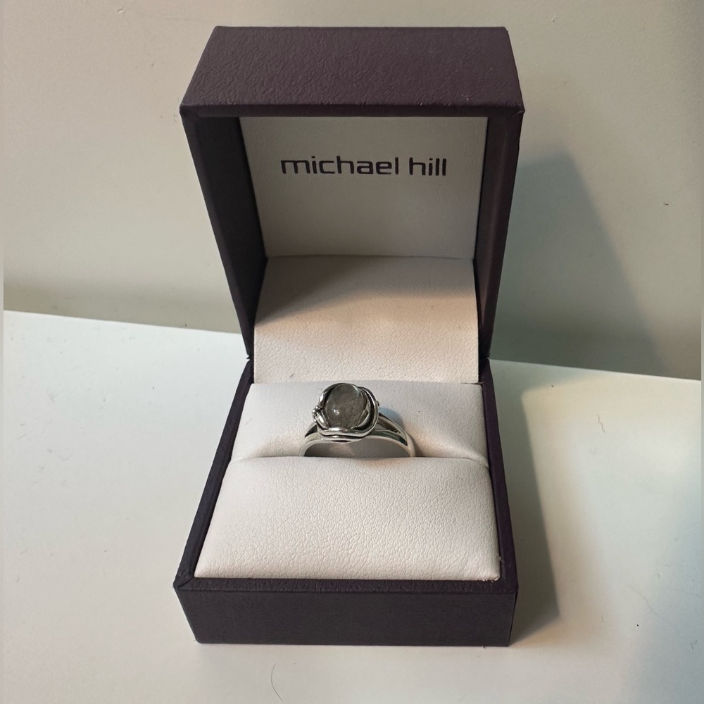 Micheal Hill sterling silver opalite ring